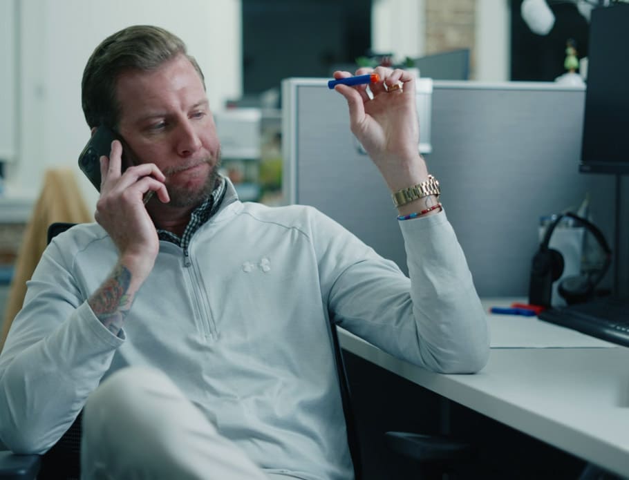 Person in phone
